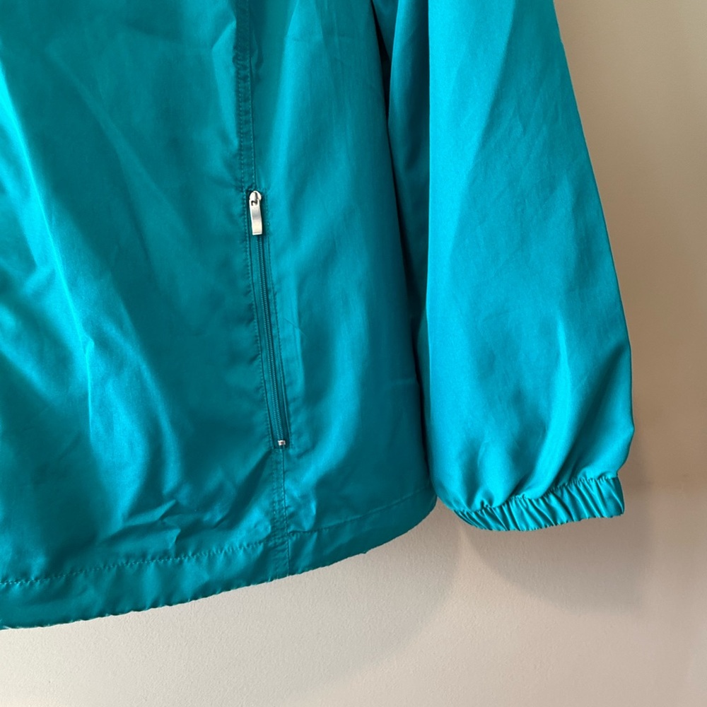 Northern Reflections Packaway Lightweight Teal Jacket - Picture 7 of 13